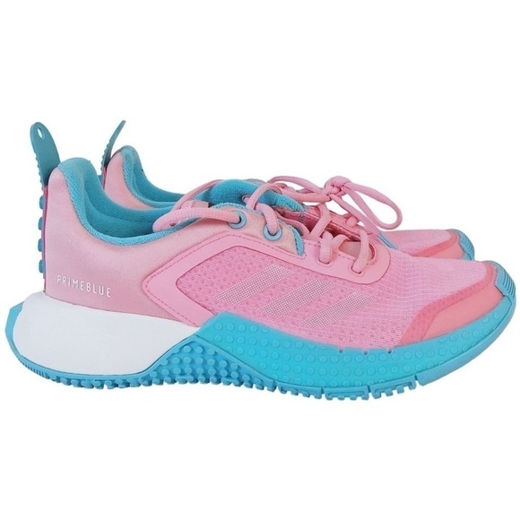 ADIDAS X LEGO® SPORT 7.5 Women's GY2611 Pink, white blue sneakers - Picture 1 of 7